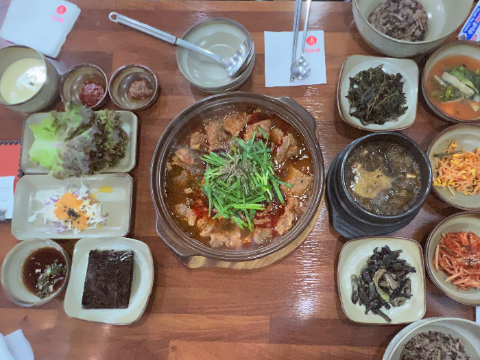 시래기매운갈비찜 정식