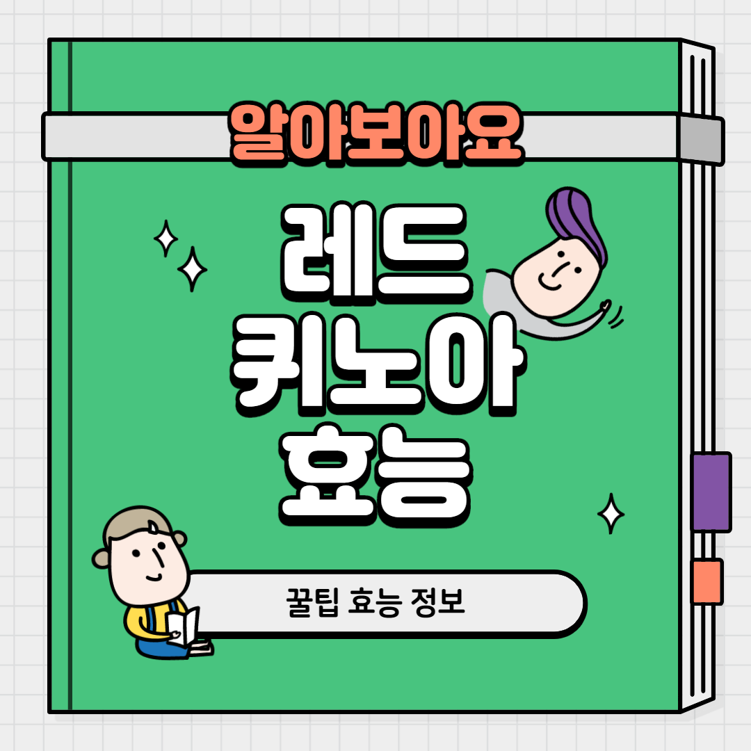  레드 퀴노아 효능 확인해보세요