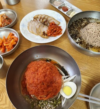 메밀국수 도토리냉면