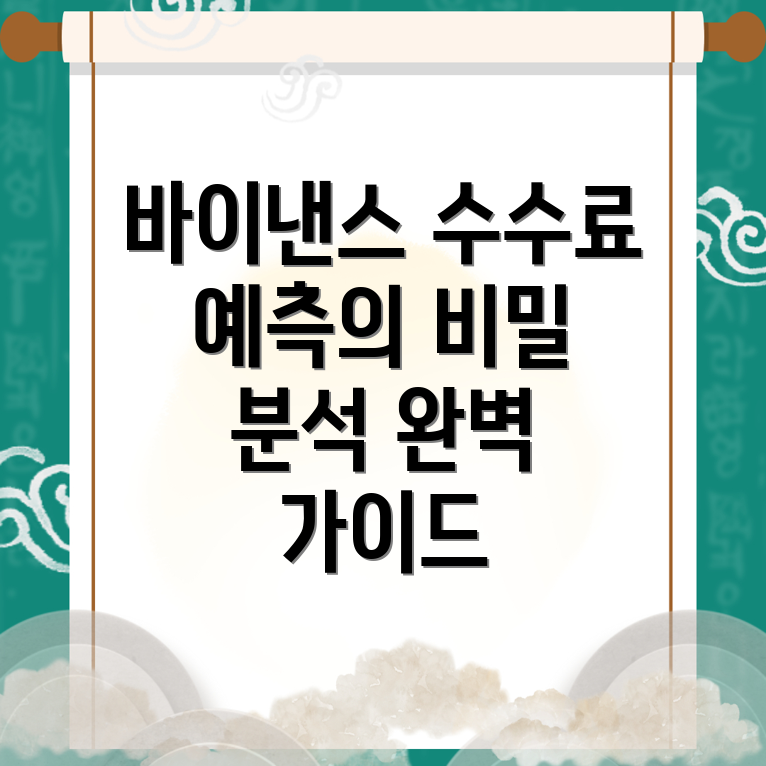 바이낸스 선물 수수료