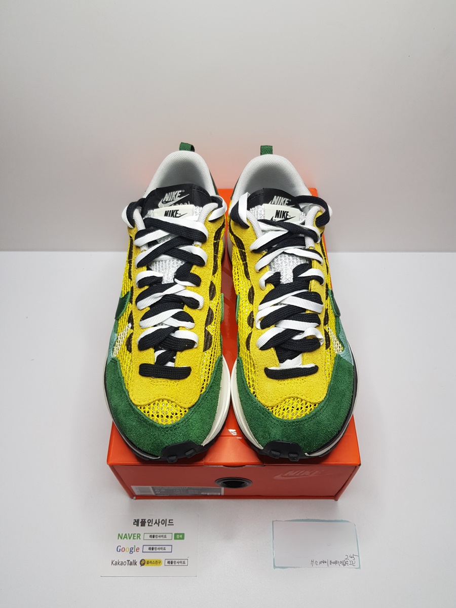  [NIKE] 나이키 X 사카이 베이퍼와플 투어 옐로우 노초 CV1363-700 남녀공용 (H12공장) 실사!