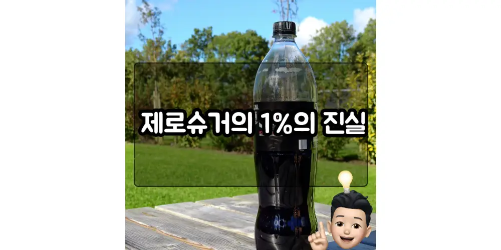  다이어트 필수품 제로슈거 제로슈가 음식의 진실 전부 공개