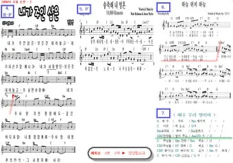 중고등부 g코드 찬양 콘티 모음_27
