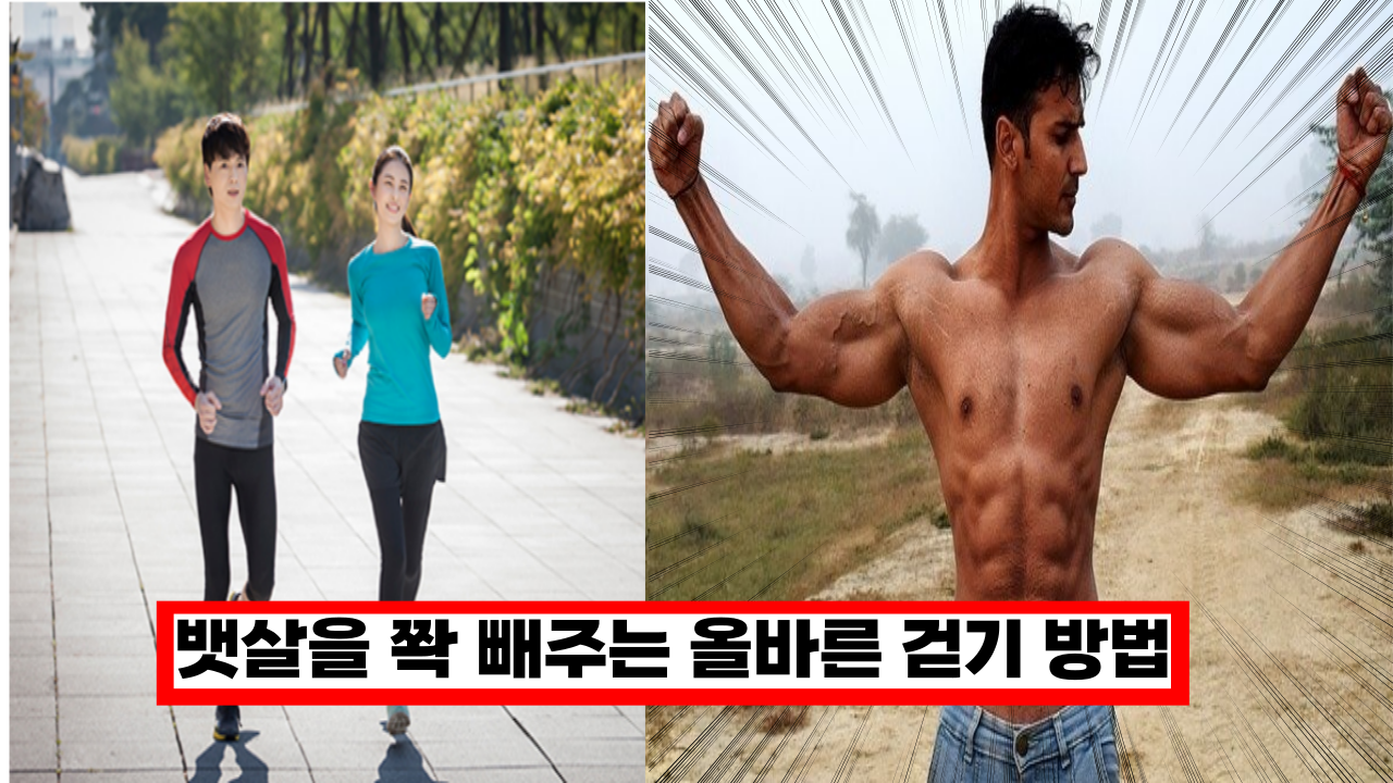  걷기, 효과가 없다면 꼭 이렇게 해보세요. 뱃살을 쫙 빼주는 올바른 걷기 방법