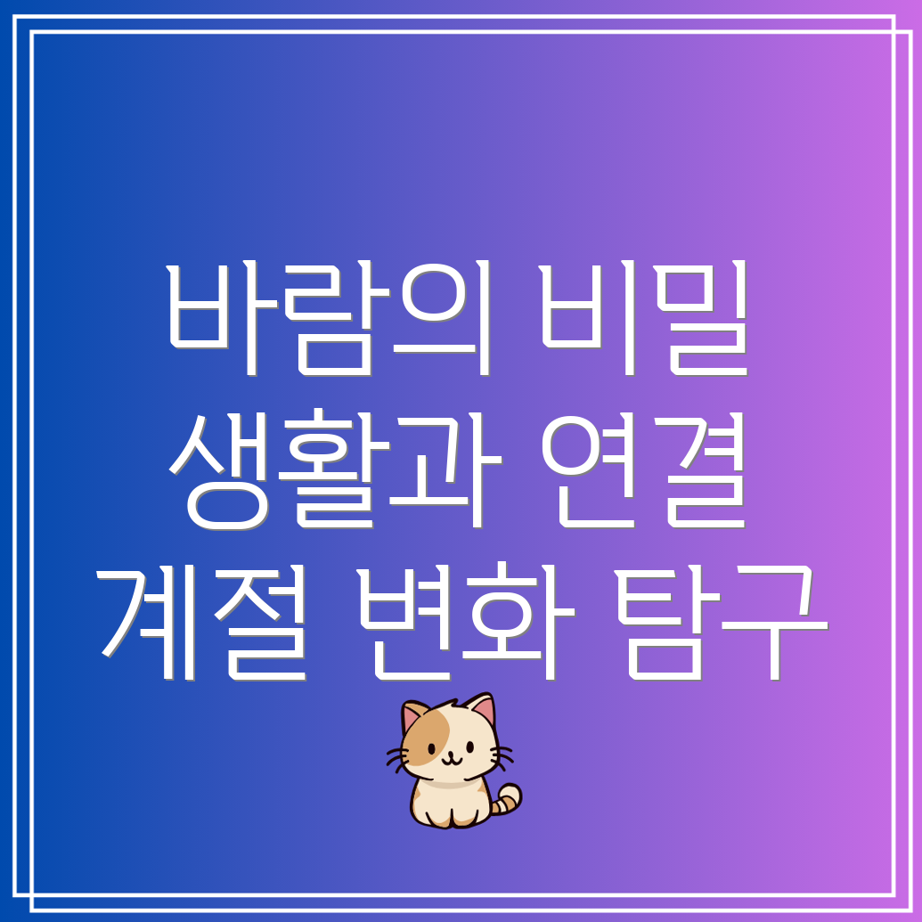 바람 세기 변화