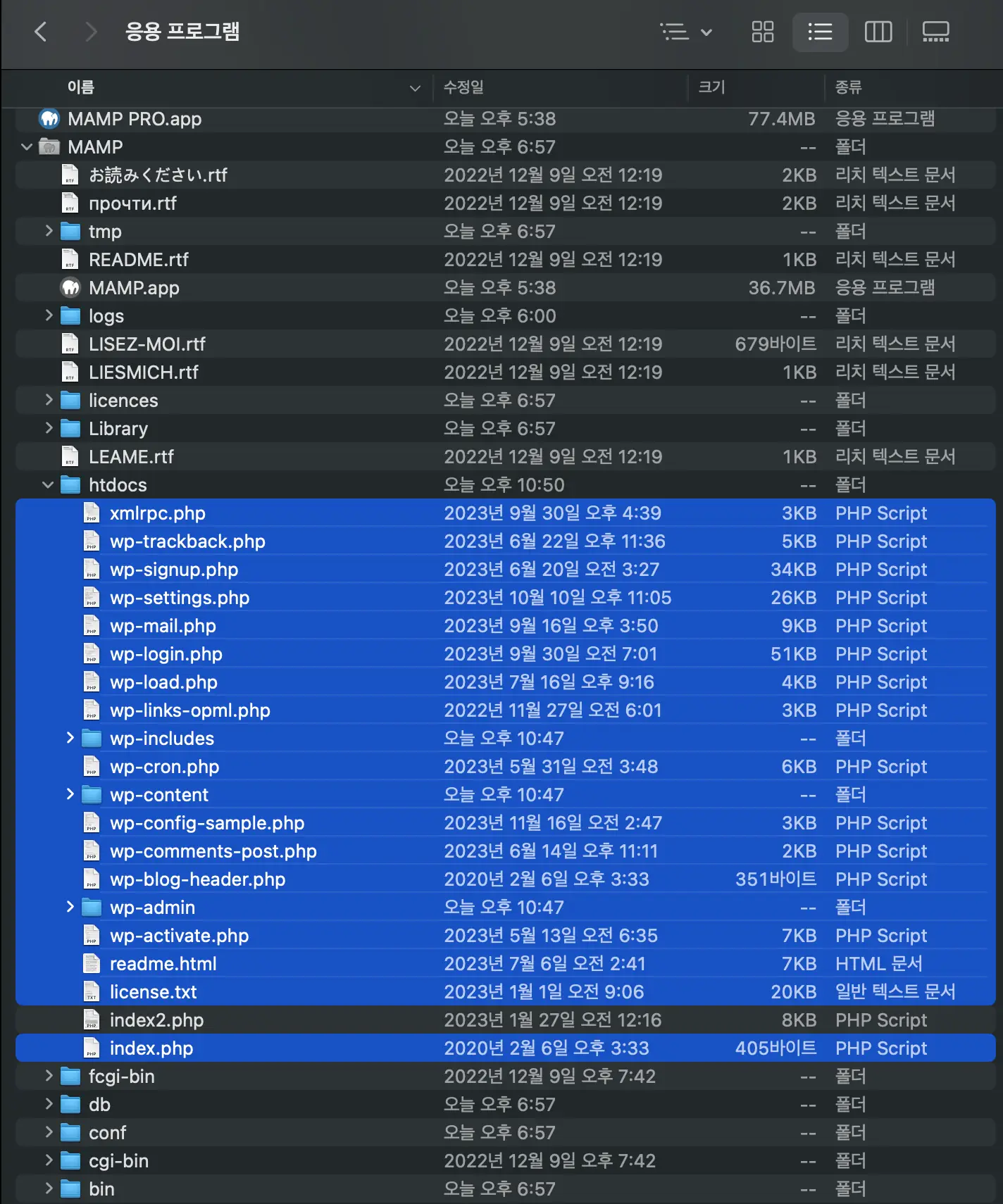 워드프레스다운로드파일_MAMP_htdocs_복사