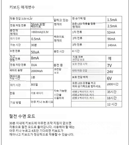 BOW_keyboard_ergonomic_메뉴얼