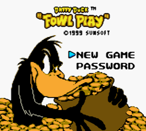  (GBC / USA) Daffy Duck Fowl Play - 게임보이 컬러 북미판 게임 롬파일 다운로드