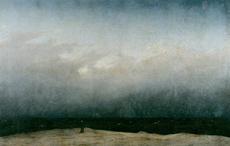 바다의 수도승 110X171&#44;5cm by Caspar David Friedrich