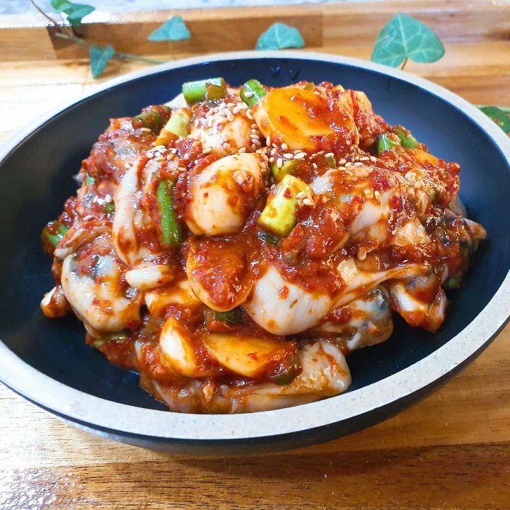 굴무침
