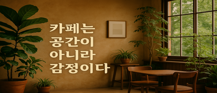 카페는 공간이 아니라 감정이다