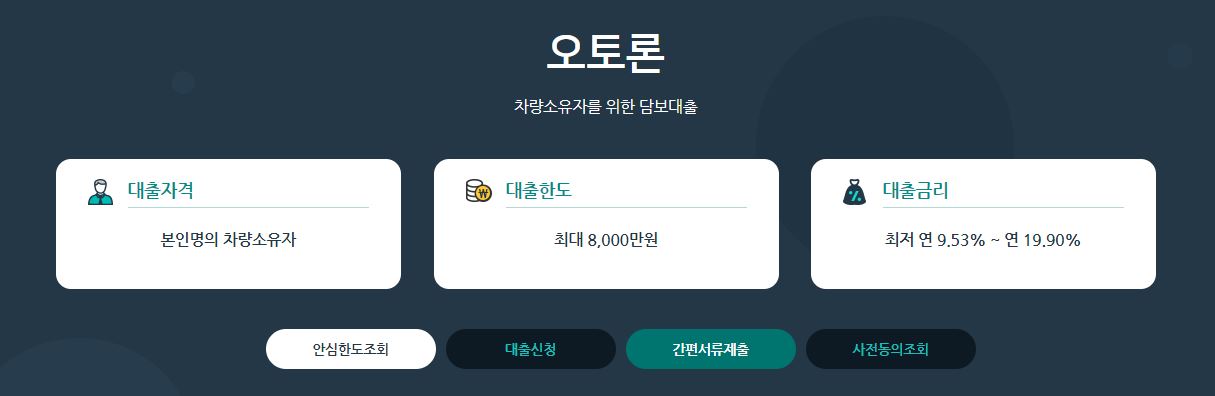 상상인플러스저축은행 오토론