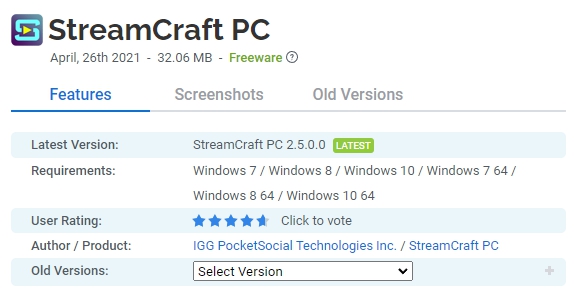 StreamCraft-PC