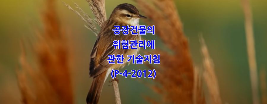  공장건물의 위험관리에 관한 기술지침(P-4-2012)
