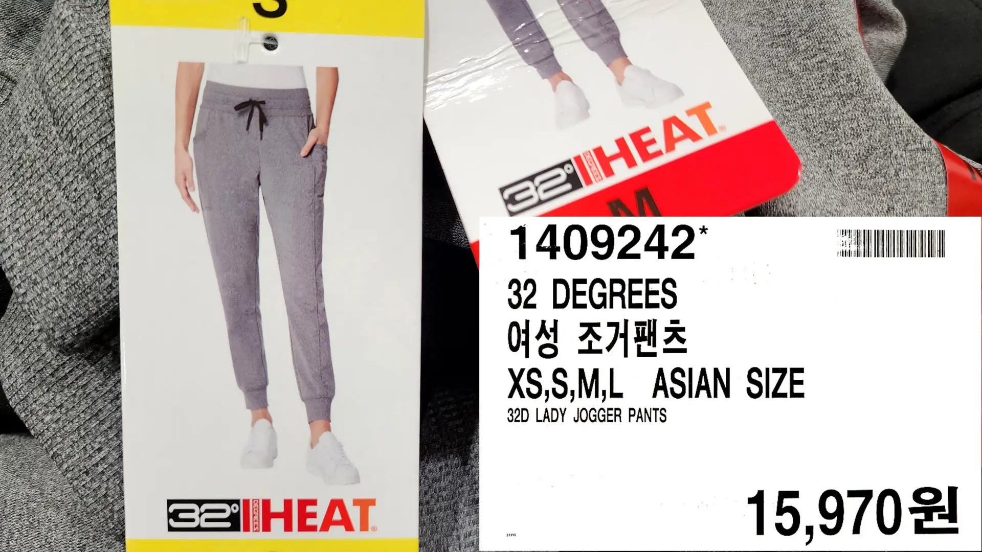 32 DEGREES
여성 조거팬츠
XS&#44;S&#44;M&#44;L ASIAN SIZE
32D LADY JOGGER PANTS
15&#44;970원