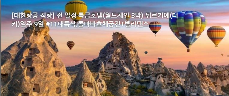 튀르키예 패키지(참좋은여행) - 1일차 대한항공 KE955, 이스탄불 PULLMAN HOTEL