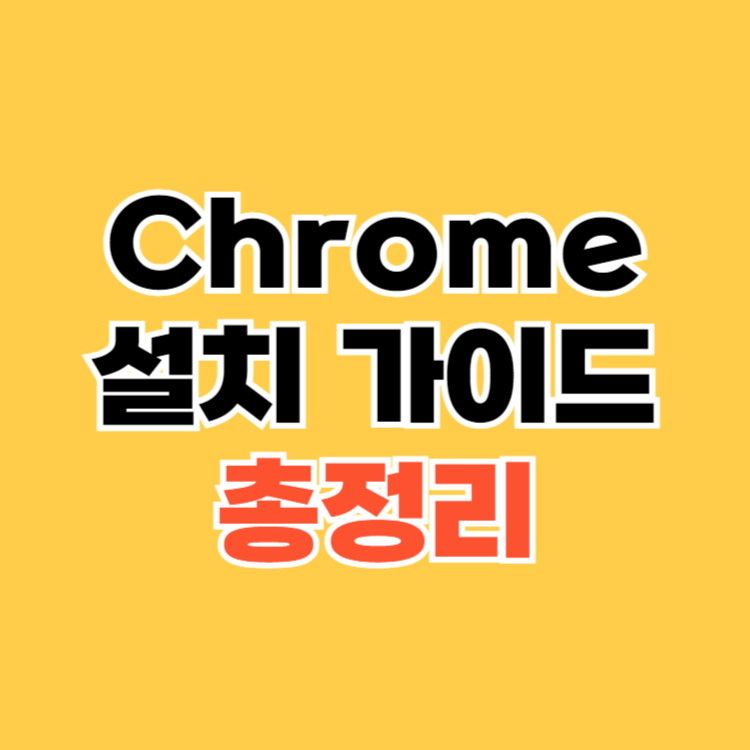 Chrome 설치 가이드