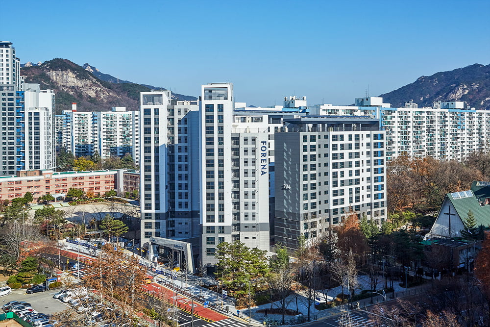 서울 노원구 상계동 포레나 노원 아파트 전경