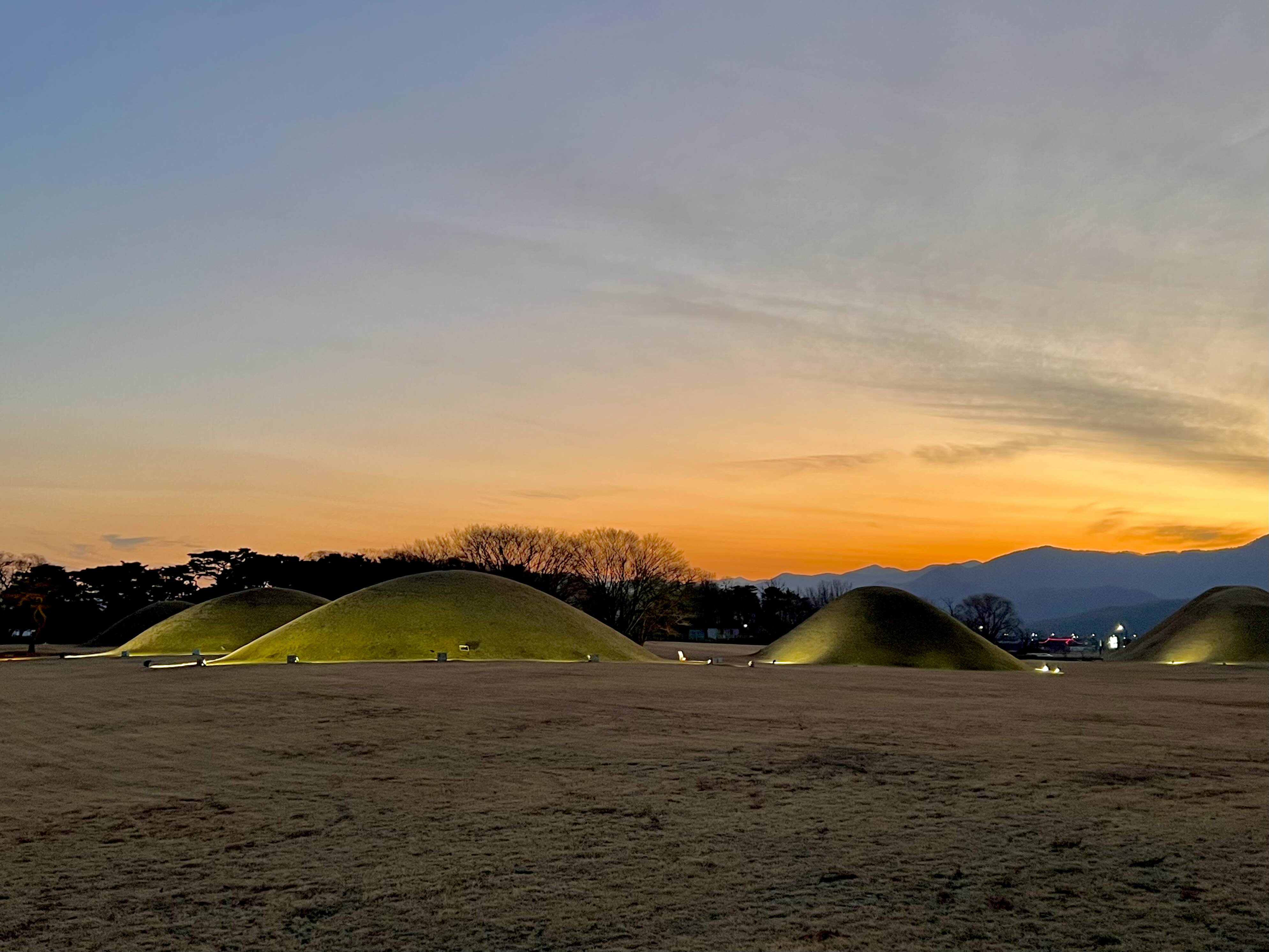 경주에서 조깅하기