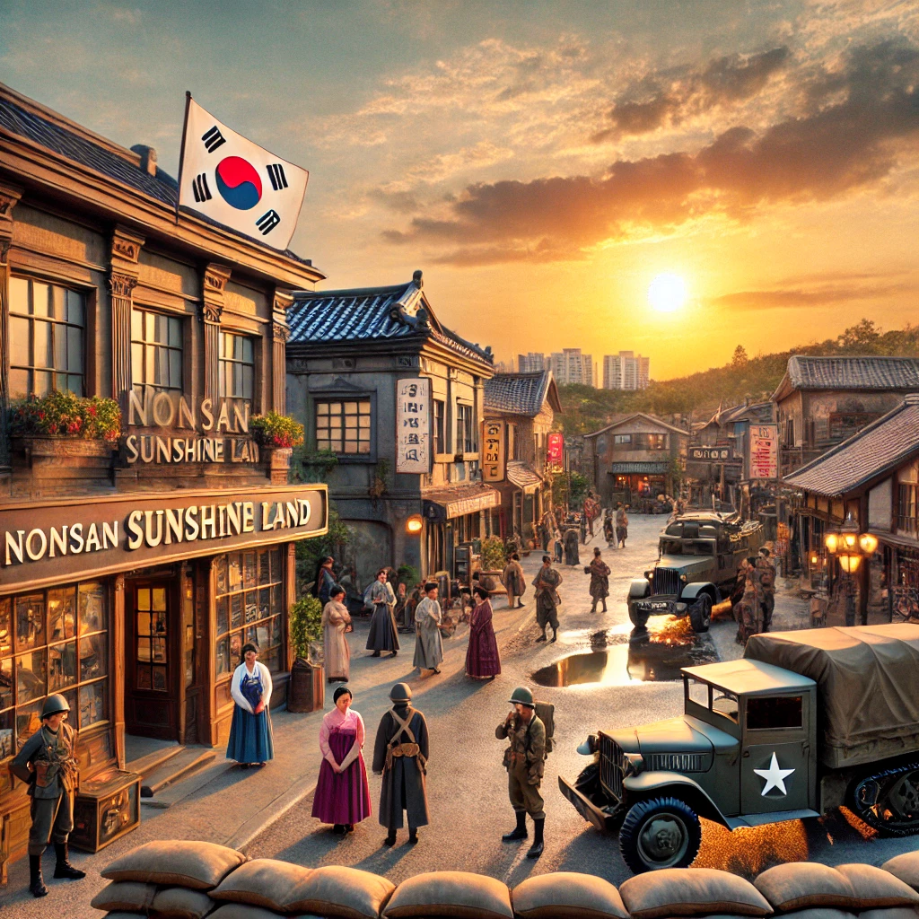 관광거리의 모습