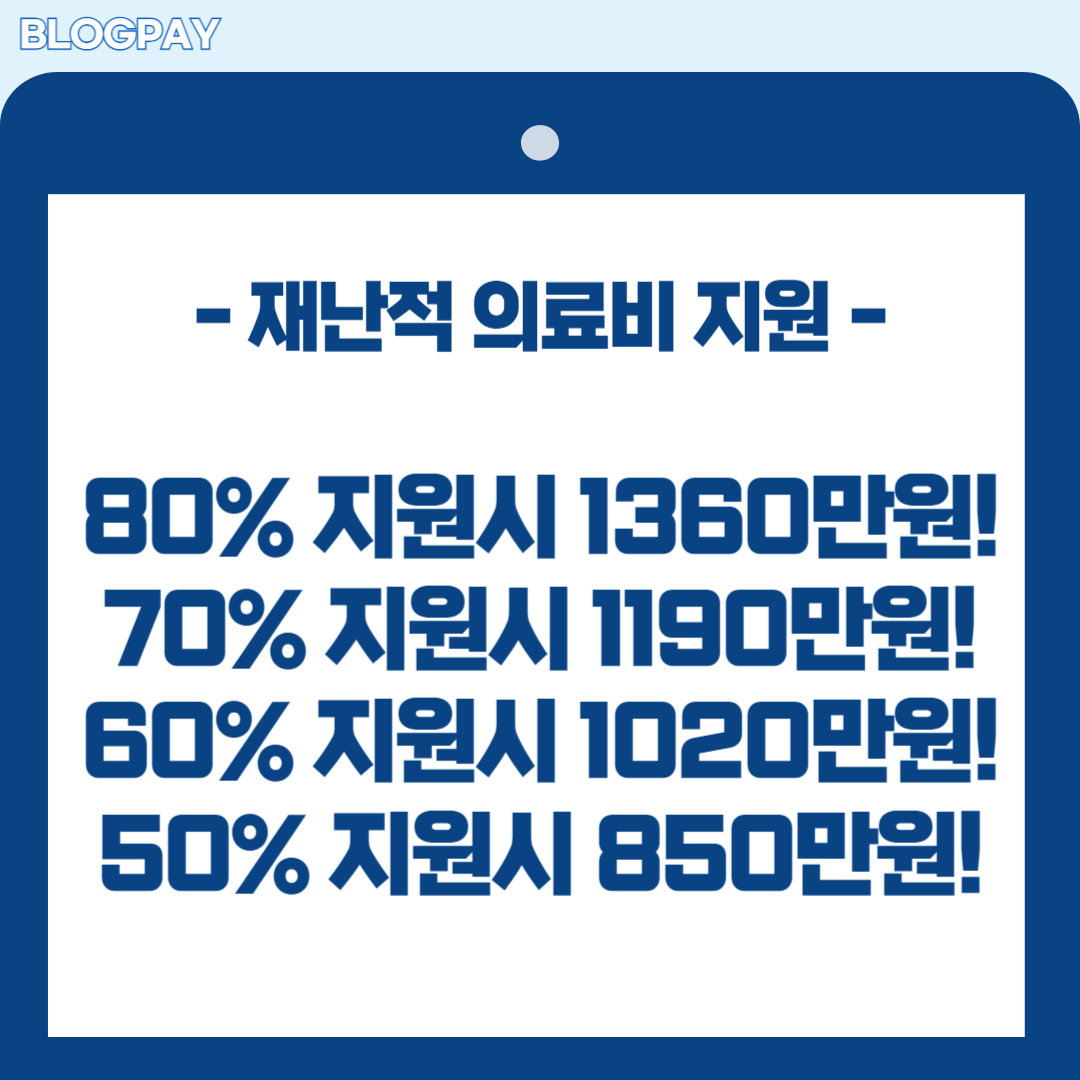 재난적 의료비 지원 사업