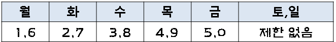 5부제