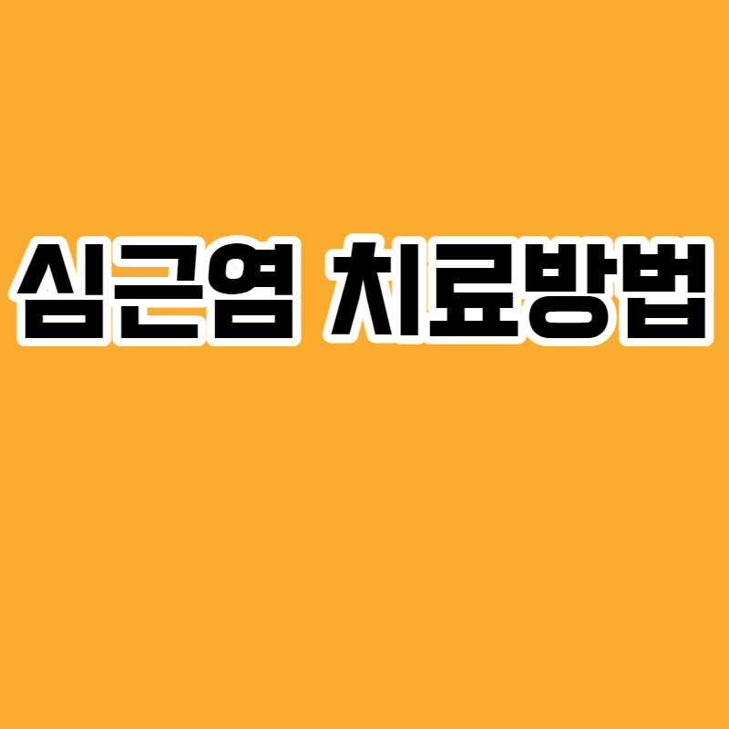 심근염 치료방법