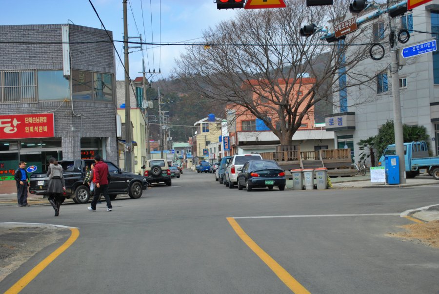 고성군 회화면 배둔리 마을 풍경