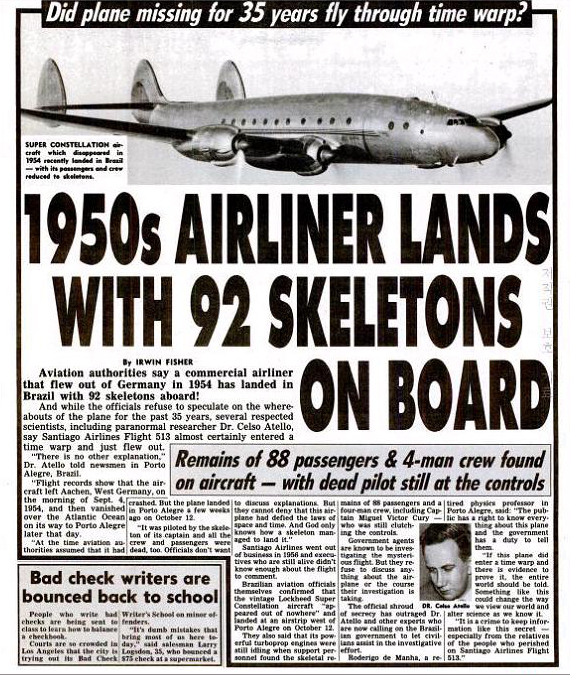"항공 역사 최대 미스테리, 공중에서 증발한 비행기,실종 35년 만에 백골로 돌아온 의문의 승객들"