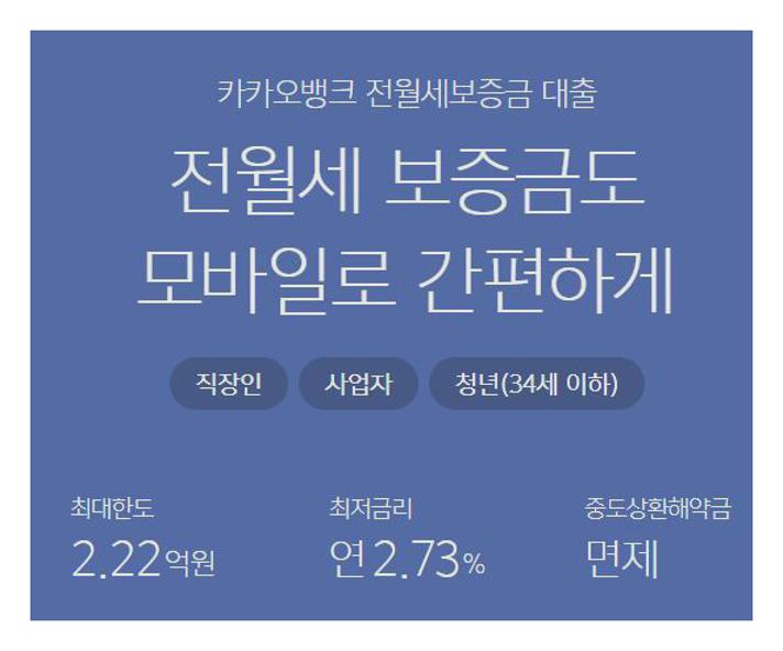 카카오뱅크 전월세보증금대출