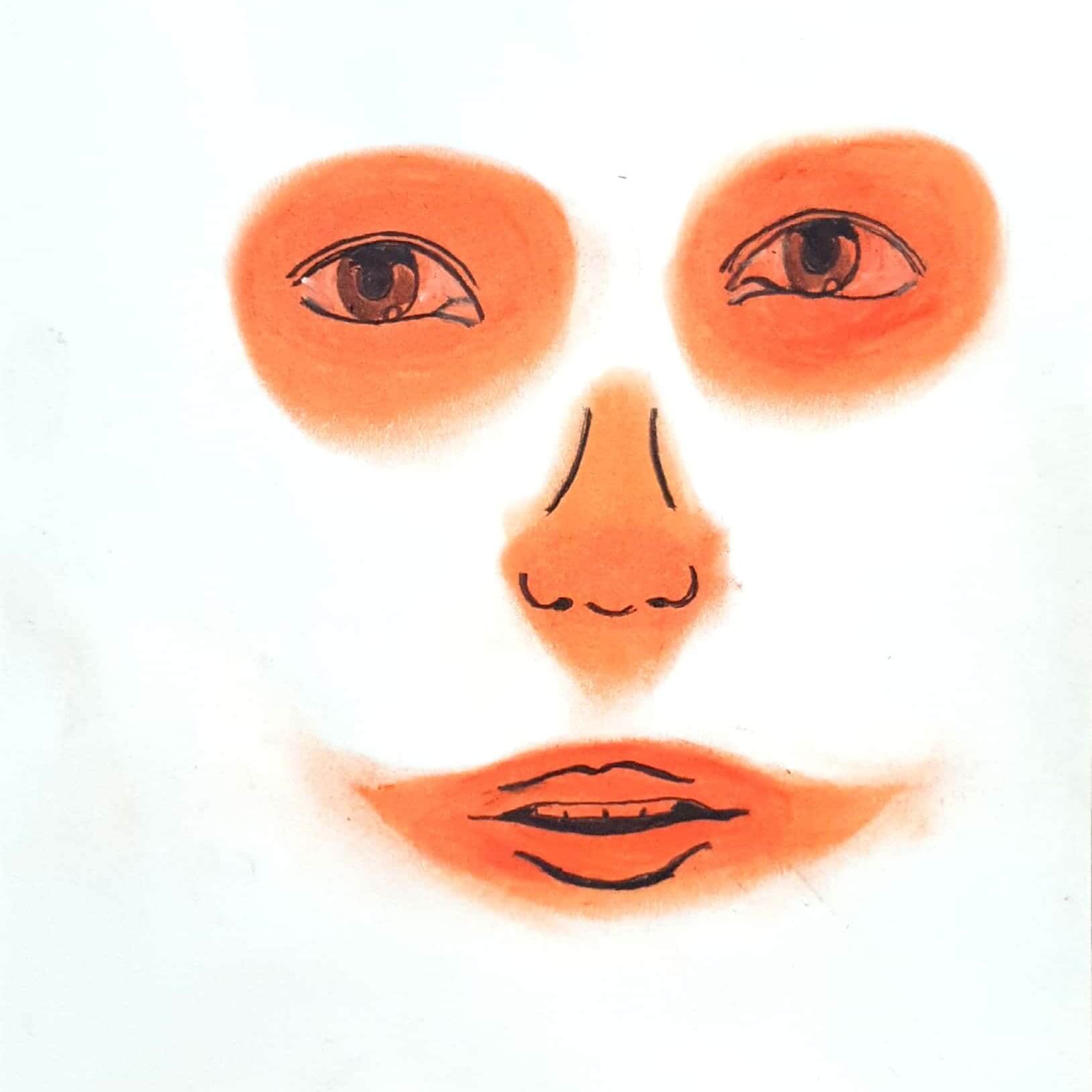  Fake Smile 가짜 웃음 / 일러스트레이션 그림 드로잉 / 인물화 그리기