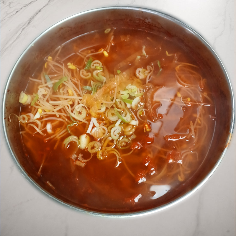 김치콩나물국