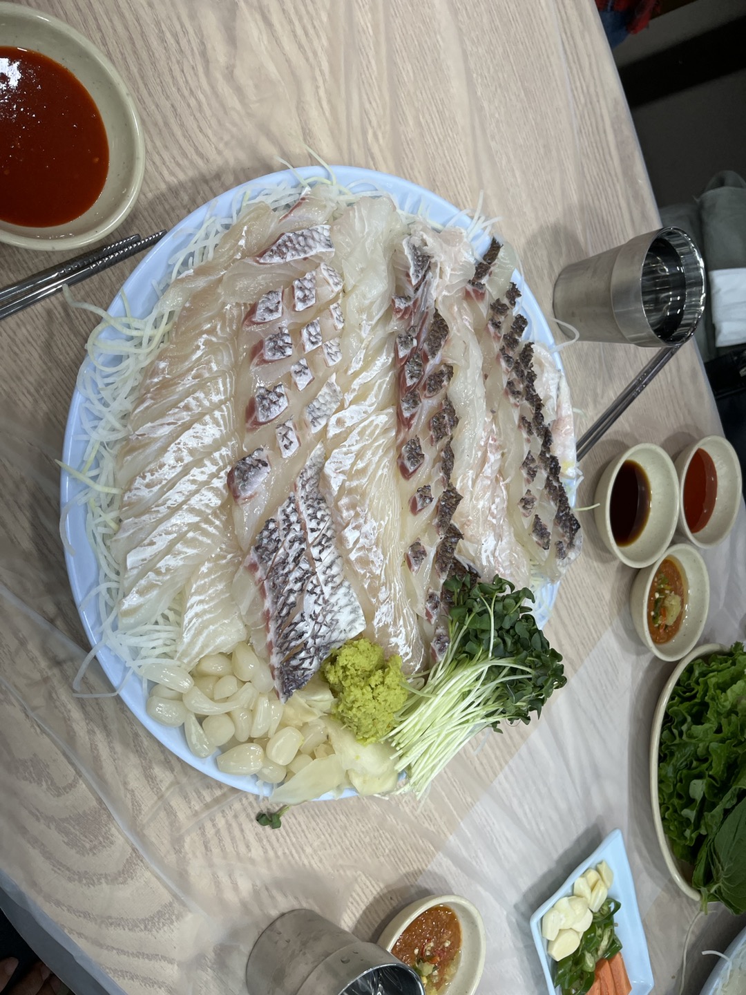  노량진수산시장 '참돔회'
