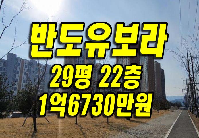  대구 달성군 구지면 반도유보라아이비파크 아파트 경매