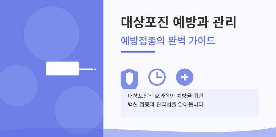 대상포진 예방과 관리 대상포진예방접종의 완벽 가이드