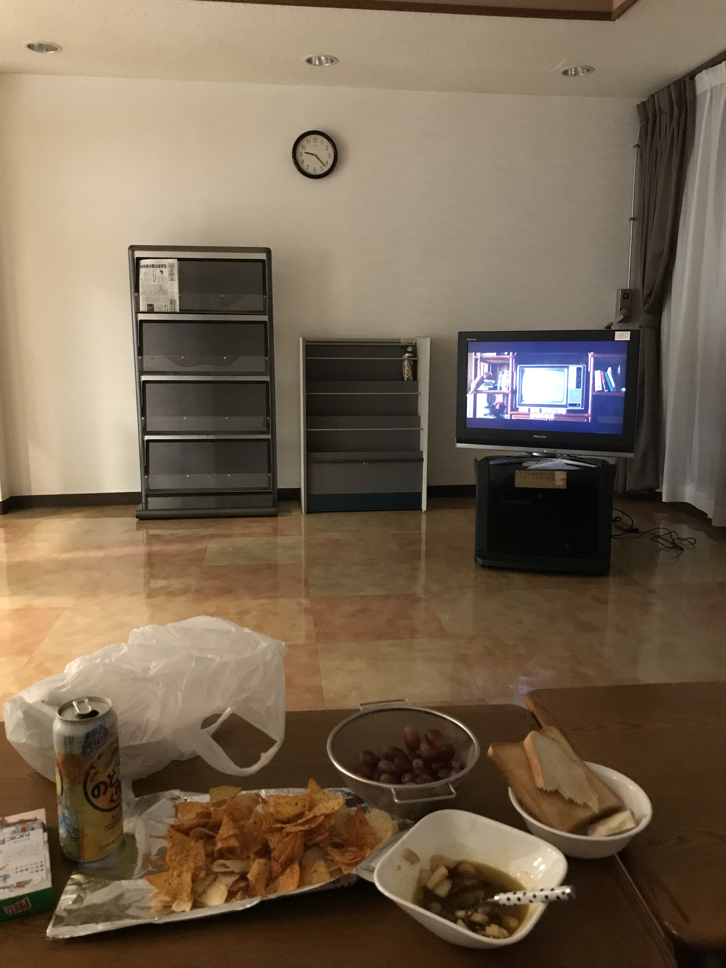 라운지에서영화시청