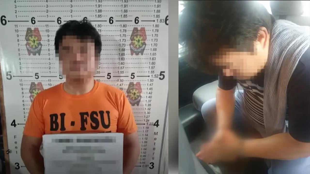 필리핀에서 체포되었던 박□□의 얼굴 사진