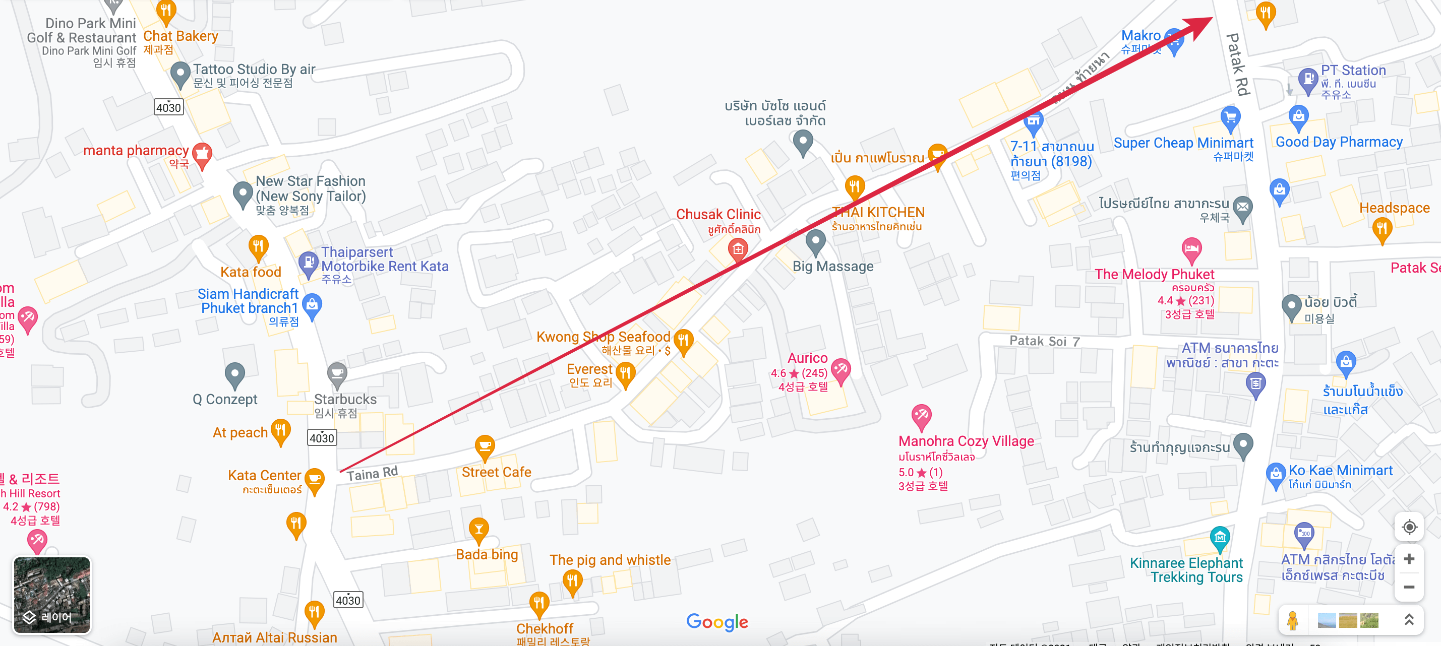 마크로 가는 길 지도