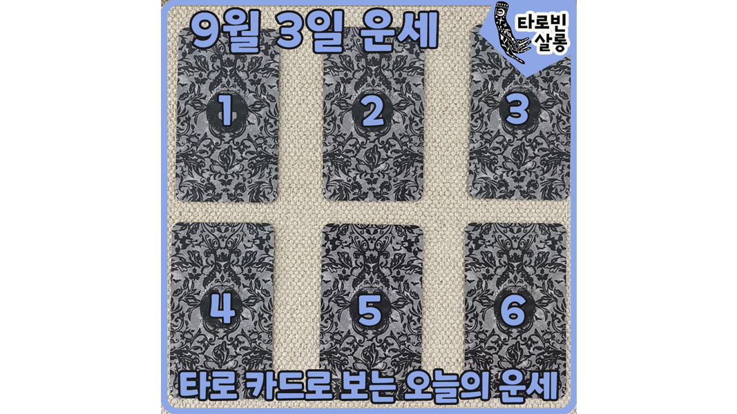  [9월 3일 운세] 타로 카드로 보는 365일 오늘의 운세