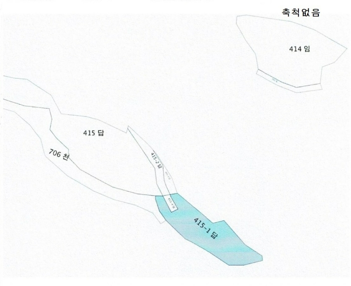 서울남부지방법원2022타경101745 지 적 도(기호4)