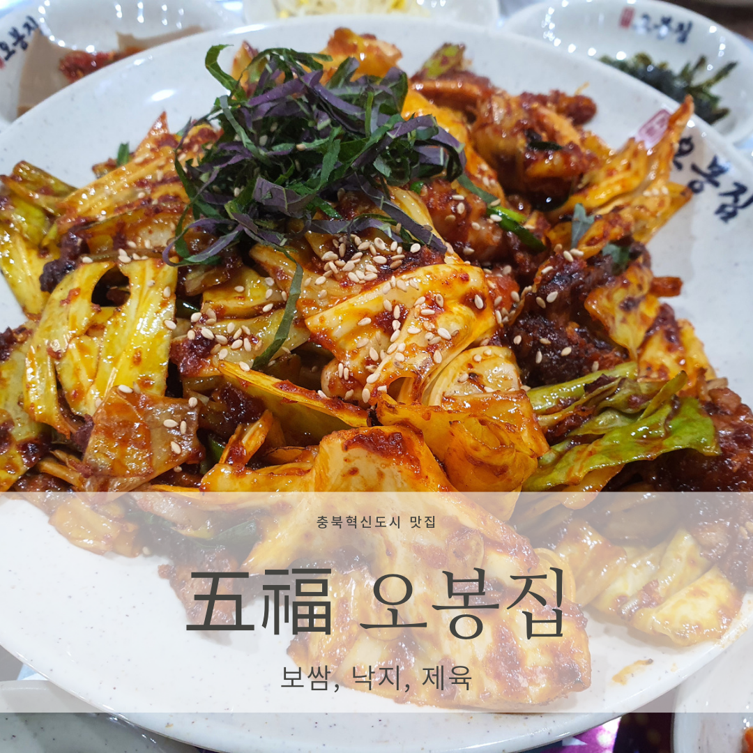  [음성 충북혁신도시 맛집] 오봉집_제육볶음, 낙지볶음