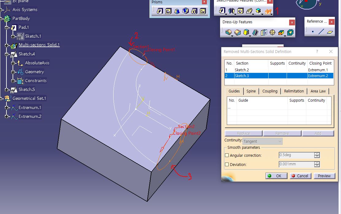 [CATIA] 19. HOLE, Patterns-User Pattern