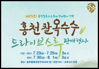  홍천 옥수수 축제 정보 및 택배 문의