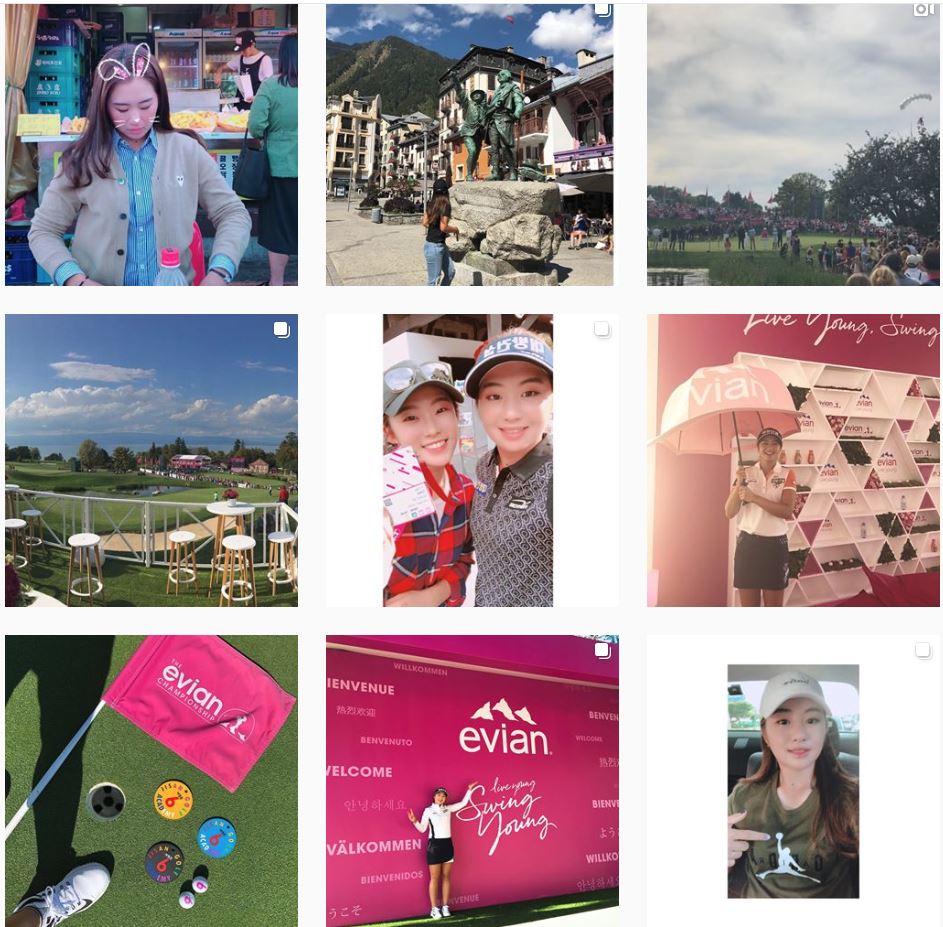  KLPGA, LPGA 프로골퍼 및 미디어 골프 레스너 인스타그램 주소 모음