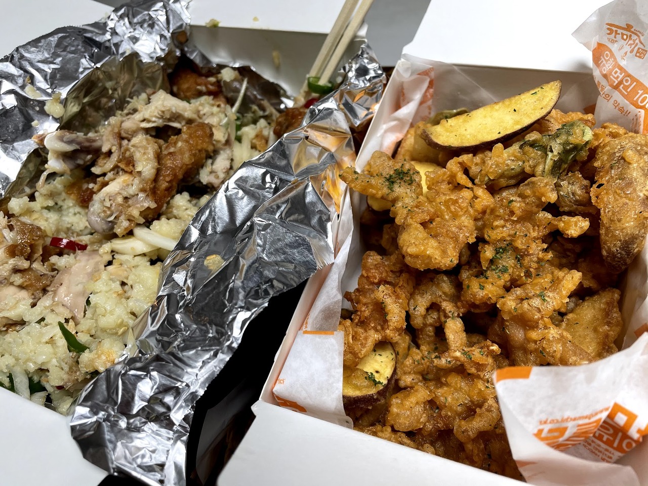  [가마치통닭] 내돈내산 가성비갑 닭발튀김 마늘통닭