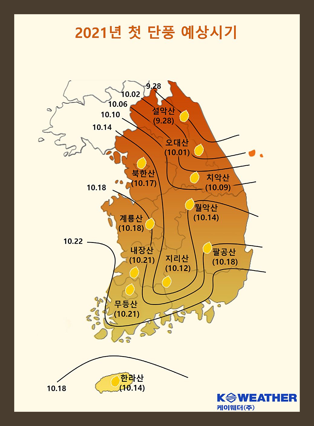 단풍시기지도
