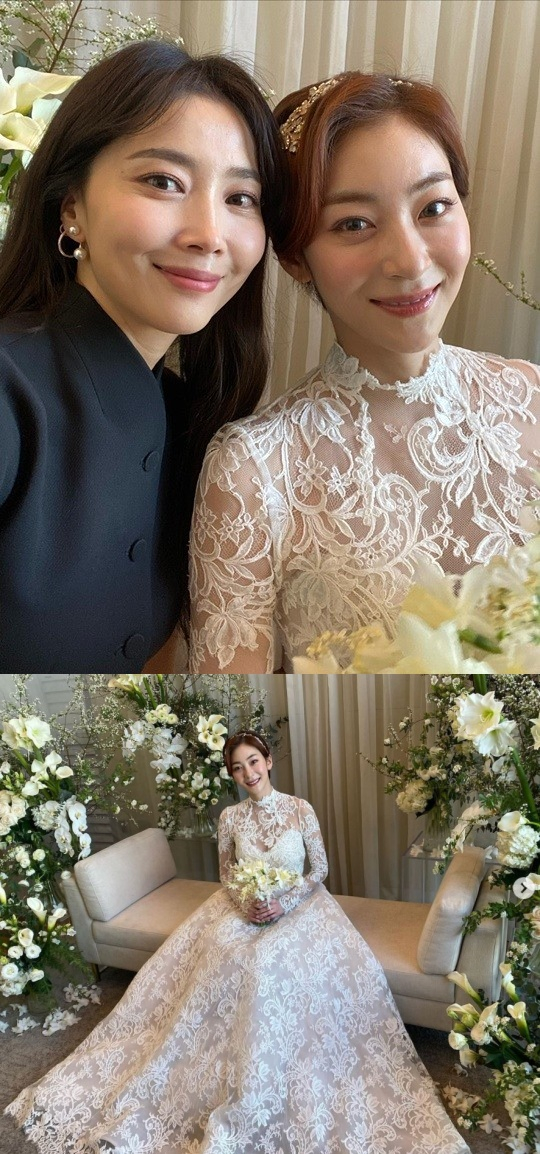 오윤아, '박종석' 왕지원 결혼식 현장 공개 "항상 행복해" [사진]