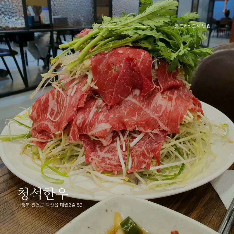  [충북혁신도시/진천 덕산면 고기집/불고기 맛집 추천] 청석한우_산더미 불고기, 정육식당