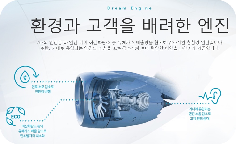 대한항공-B787-엔진-기내-유입-엔진-소음-감소-소개