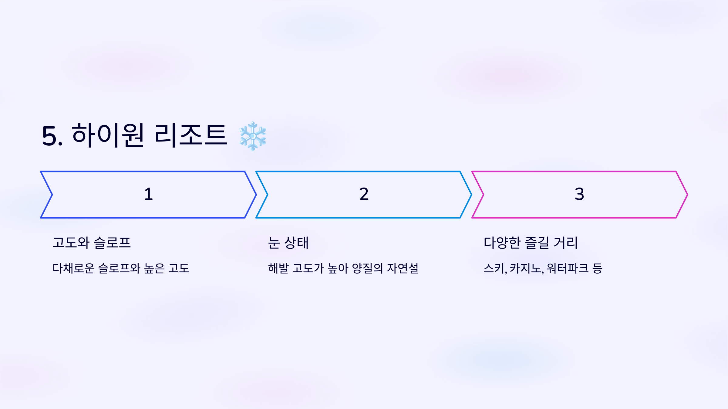 하이원 리조트